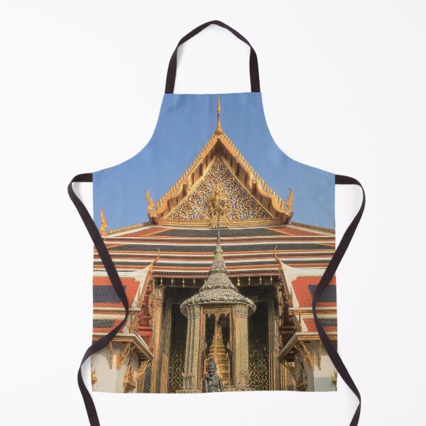 Item preview, Intricate Mosaic Tile and Gold on Thai Architecture designed and sold by SafariByMarisa.