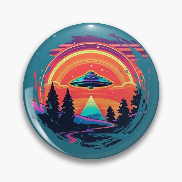 Item preview, Flying Saucer and Rainbow Vortex designed and sold by Mythic-Dream.