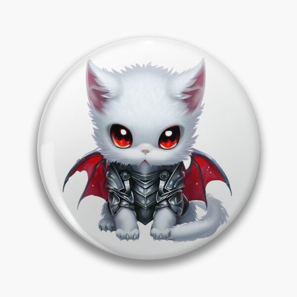 Item preview, Cute Dragon-Kitten Creature - Red Wings designed and sold by Pamper-Me.