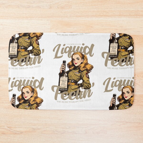Item preview, Liquid Feelin' The Music Therapy You Need ( 174 Bpm Club ) designed and sold by WULFLAND ARTS.