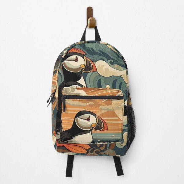 Item preview, Puffin's Watch (Woodblock) designed and sold by Pedra Panda.