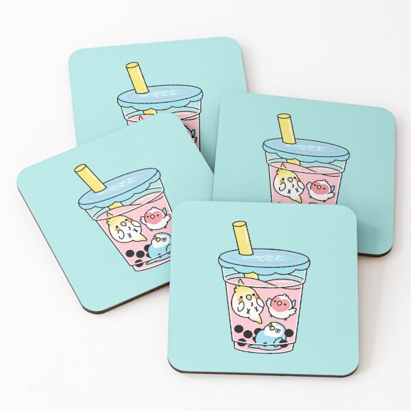 Item preview, Bubble Boba Tea, Cody the Lovebird and Friends designed and sold by birdhism.