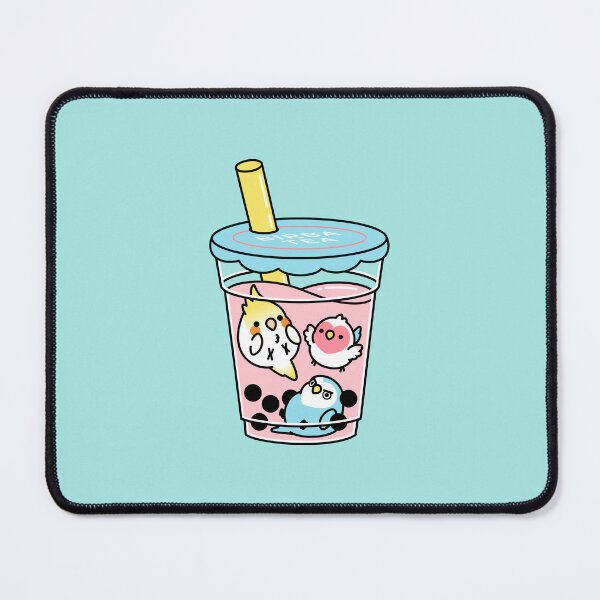 Item preview, Bubble Boba Tea, Cody the Lovebird and Friends designed and sold by birdhism.