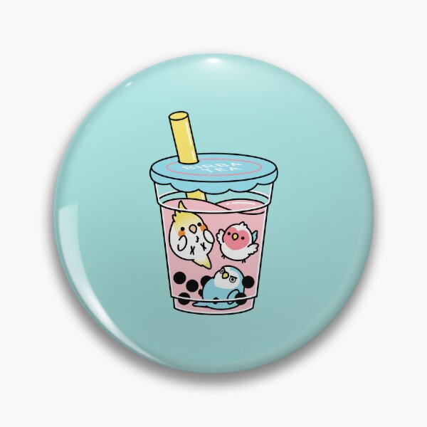 Item preview, Bubble Boba Tea, Cody the Lovebird and Friends designed and sold by birdhism.