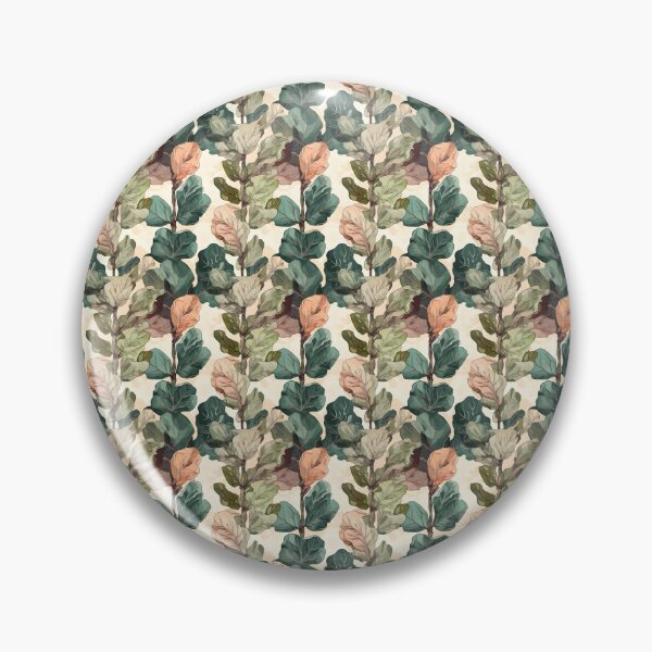 Item preview, Retro Fiddle Leaf Fig Art | Vintage Botanical Pattern designed and sold by Retro-ArtDeco.