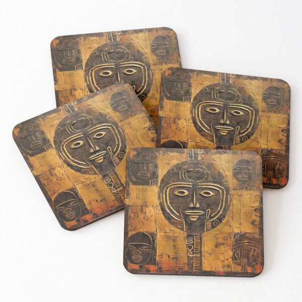 Item preview, Vibrant African Mask Poster designed and sold by Art-Syndicate.