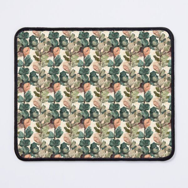 Item preview, Retro Fiddle Leaf Fig Art | Vintage Botanical Pattern designed and sold by Retro-ArtDeco.