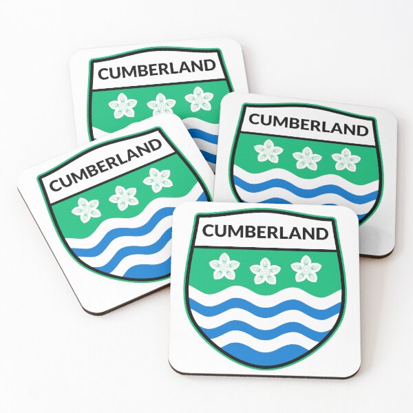 Item preview, Cumberland Flag Badge designed and sold by Cumbria Guru.