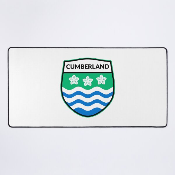 Item preview, Cumberland Flag Badge designed and sold by Cumbria Guru.