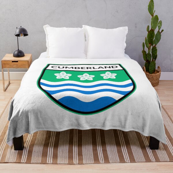 Item preview, Cumberland Flag Badge designed and sold by Cumbria Guru.