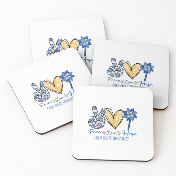 Item preview, Child Abuse Prevention Awareness Pinwheel Peace Love Hope designed and sold by GovindMahajan.