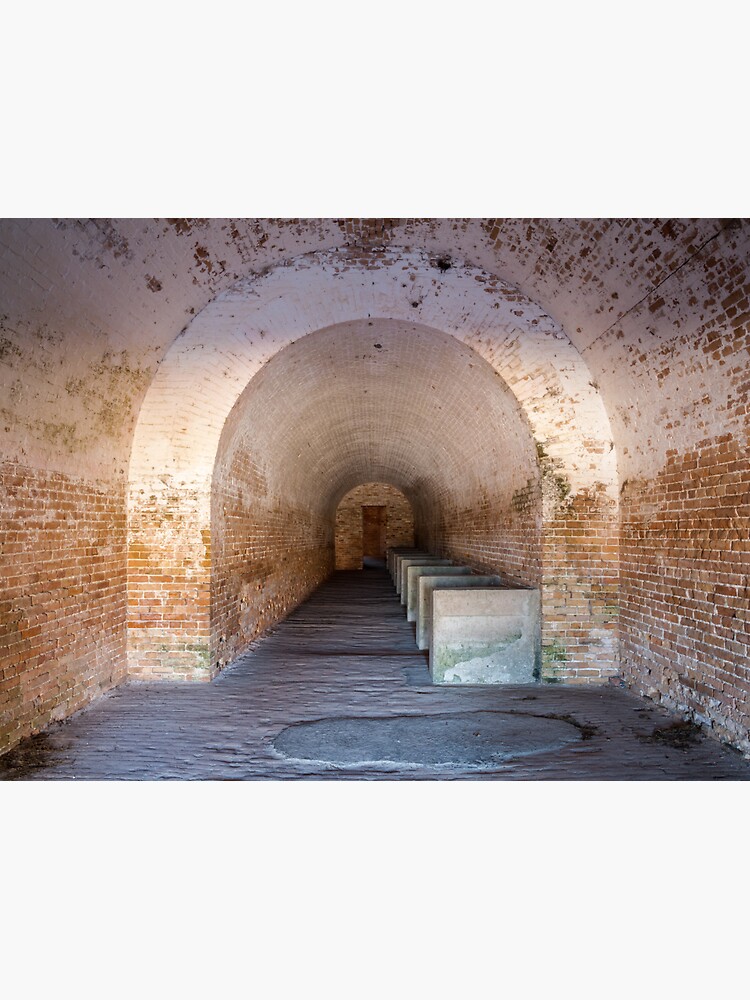 Thumbnail 3 of 3, Sticker, Fort Pickens Ruins designed and sold by mcdonojj.