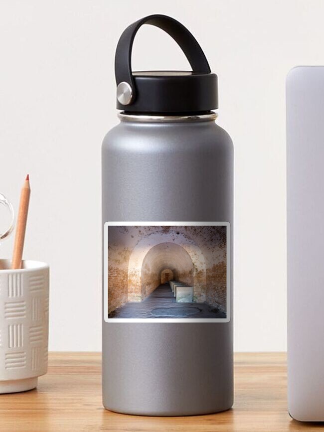 Thumbnail 1 of 3, Sticker, Fort Pickens Ruins designed and sold by mcdonojj.