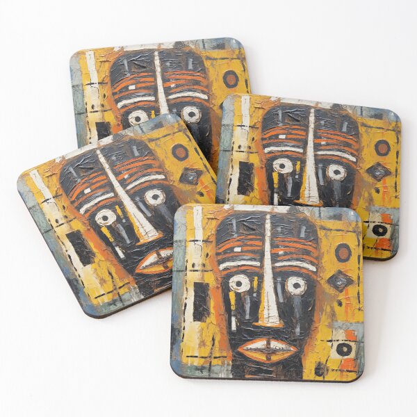 Item preview, Mystical African Mask Poster - Tribal Tales Collection designed and sold by Art-Syndicate.