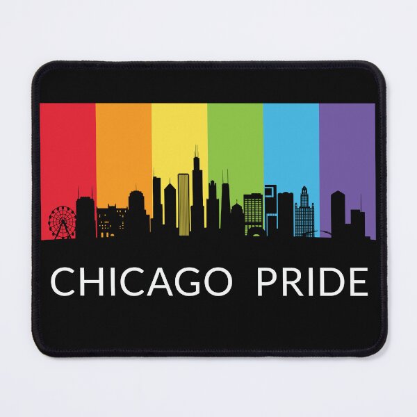 Item preview, Chicago Skyline Flag Colorful Rainbow designed and sold by Highway24.