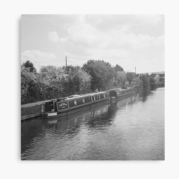 Item preview, Canal boats in Loughborough designed and sold by lowtidecreative.