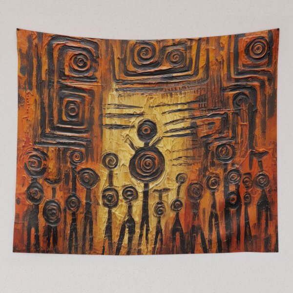 Item preview, Vibrant African Tribe Art Poster designed and sold by Art-Syndicate.
