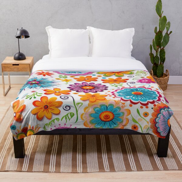 Item preview, Patterns with colorful flowers designed and sold by ColorDesign38.