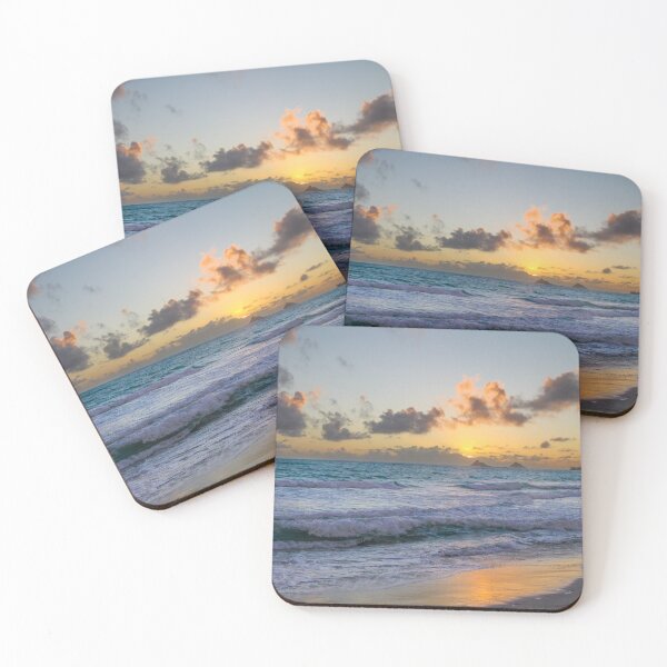 Item preview, Blue Water, Sunset in Hawaii designed and sold by SafariByMarisa.