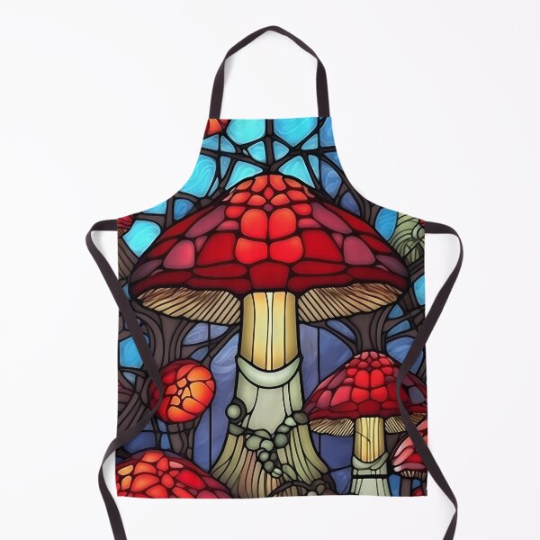 Aperçu de l'œuvre Mushrooms Stained Glass Effect créée et vendue par MTJ-Mushrooms.