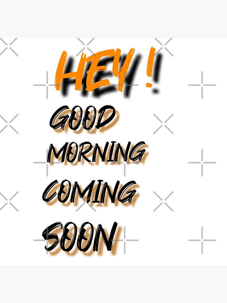Good morning