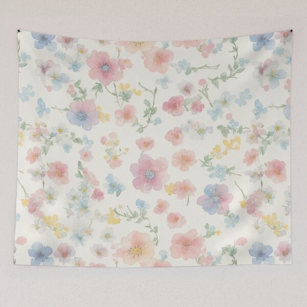 Item preview, Exquisite blooms dance on canvas, a symphony of vibrant beauty patterns. designed and sold by mefirefire.