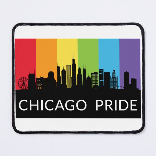 Item preview, Chicago Skyline Colorful Rainbow designed and sold by Highway24.