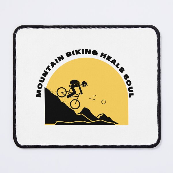 Item preview, Mountain Biking heals Soul , Bicycle Bike Quote designed and sold by unique things.