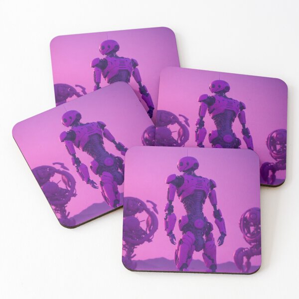 Item preview, Pink Humanoid Robot: Elegance and Heavenly Allure designed and sold by ArtemExpressio.