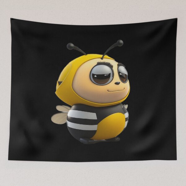 Item preview, Cute fat bee fluffy  designed and sold by Thisgameshop.