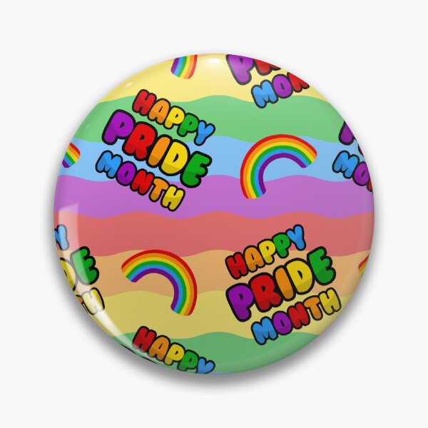 Item preview, Happy Pride Month Pattern designed and sold by Amy Farmer.
