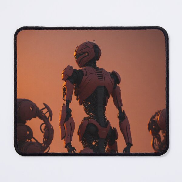Item preview, The Space Vigilant The Orange Humanoid Android designed and sold by ArtemExpressio.