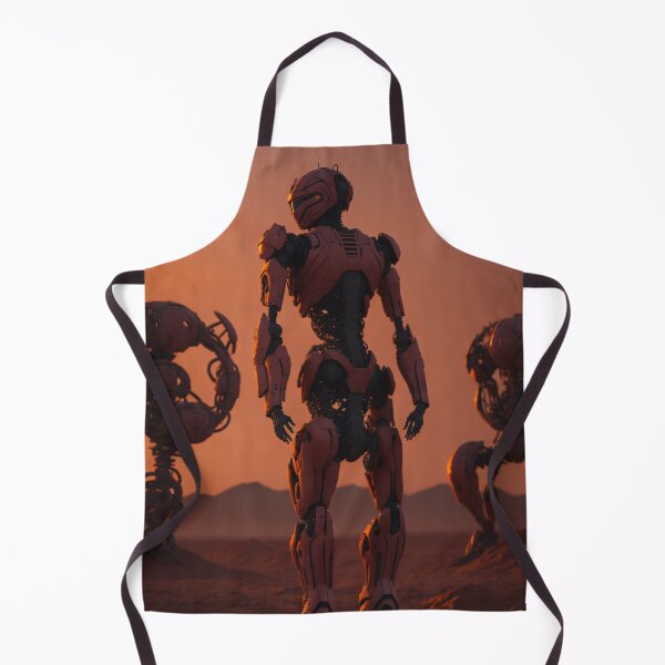 Item preview, The Space Vigilant The Orange Humanoid Android designed and sold by ArtemExpressio.
