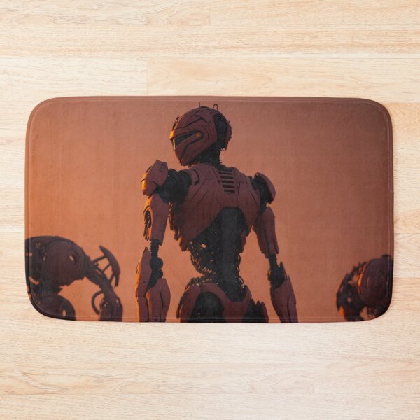 Item preview, The Space Vigilant The Orange Humanoid Android designed and sold by ArtemExpressio.