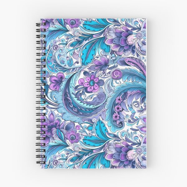 Item preview, Vibrant Floral Pattern: Intricate Ink Drawings & Dazecore designed and sold by GiveMeMood.