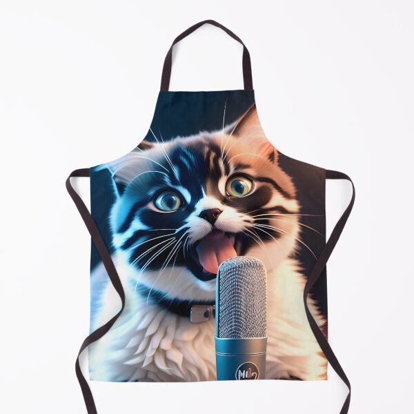 Item preview, Singing Cat - Modern Digital Art designed and sold by Ai-michiart.