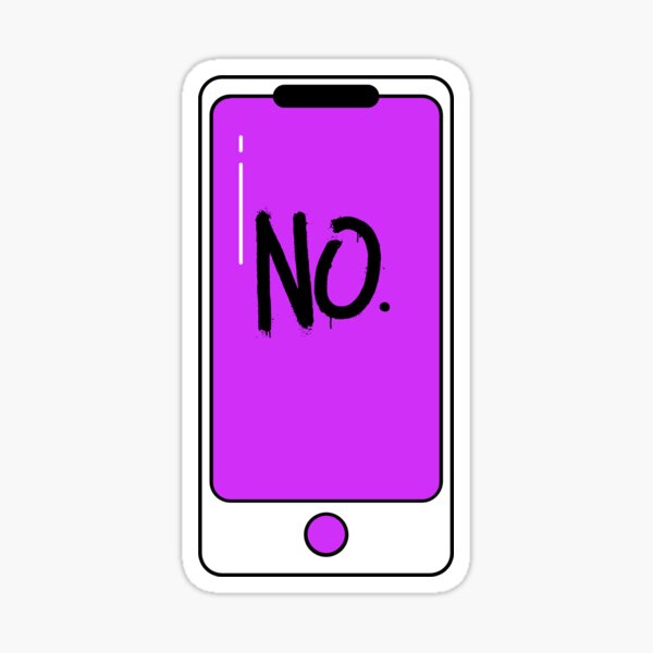 Artikel-Vorschau von Kein Handy Lila, designt und verkauft von 6 Ex Boyfriends.