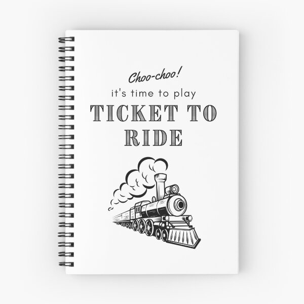 Item preview, Choo-choo, it's time to play Ticket to Ride! designed and sold by MurmuringShop.