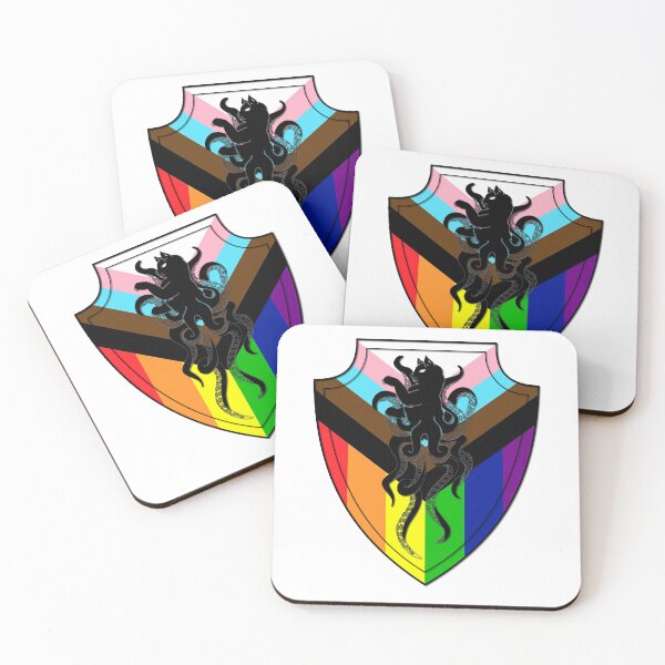 Item preview, LGBTQ+ Cathulhu Crest Progressive Version designed and sold by jrivers.