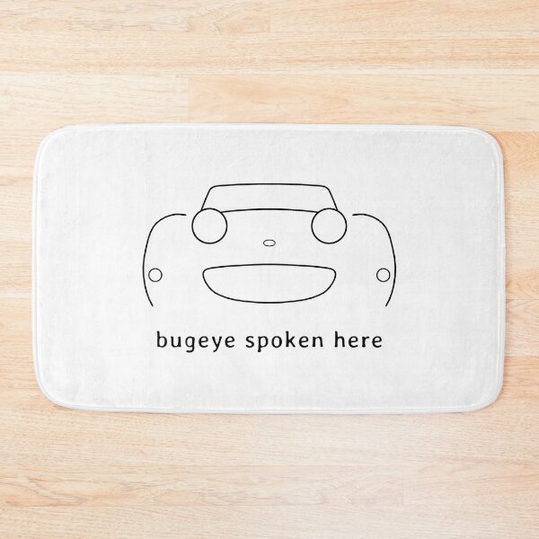 Item preview, Austin Healey Sprite 1960s British classic car "bugeye spoken here" black designed and sold by soitwouldseem.