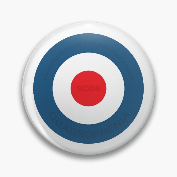 Item preview, Mods Bullseye Target designed and sold by Threads & Fabrics.