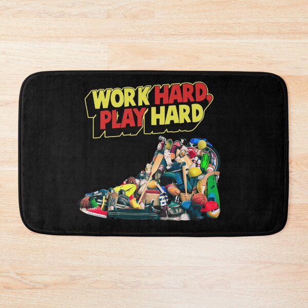 Item preview, Work Hard Play Harder designed and sold by TjsDesignsnMore.