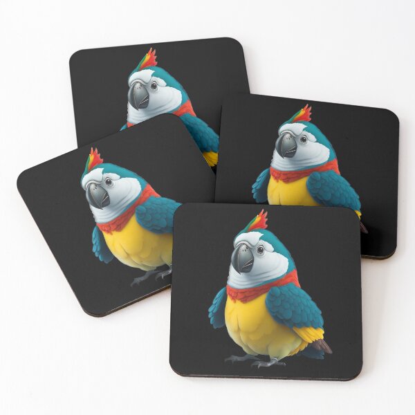 Item preview, Cute fat parrot fluffy  designed and sold by Thisgameshop.