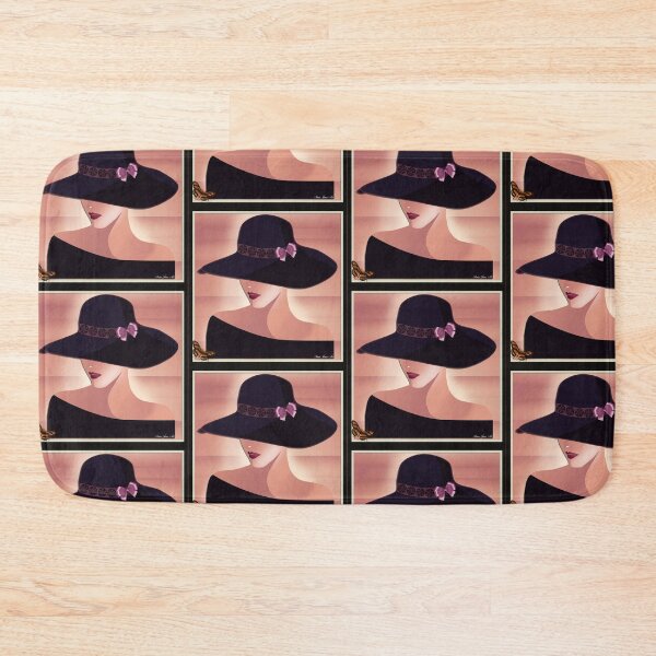 Item preview, Artdeco black hat designed and sold by Sonia Jones Art.