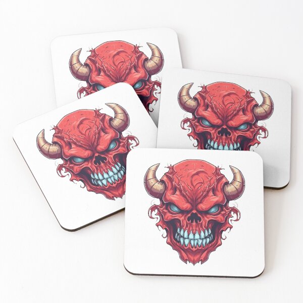 Item preview, red skull anime style designed and sold by Rbestdesigns1.