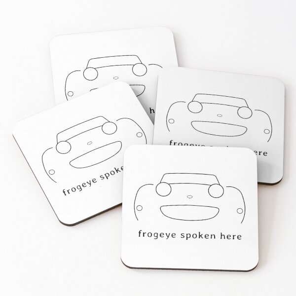 Item preview, Austin Healey Sprite 1960s British classic car "frogeye spoken here" black designed and sold by soitwouldseem.
