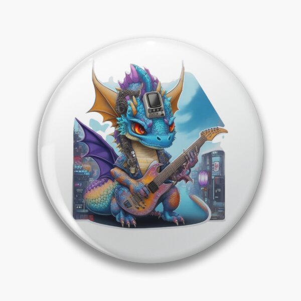 Item preview, Adorable kimono-clad dragon guitarist rocking the stage sticker and more. designed and sold by mefirefire.
