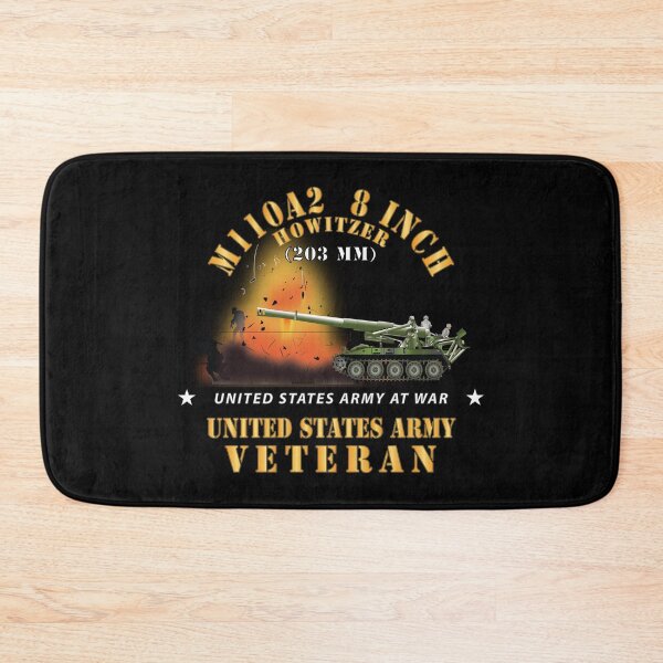 Item preview, Army - M110A2 - 8 Inch 203mm Howitzer - US Army Veteran w Fire At War X 300 designed and sold by Military Insignia Products.