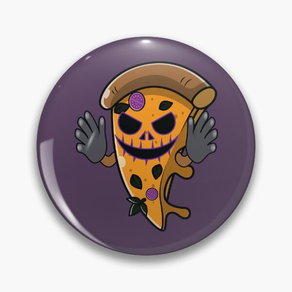 Artikelvorschau, Scary Halloween pizza slice entworfen und verkauft von Donutlovers.