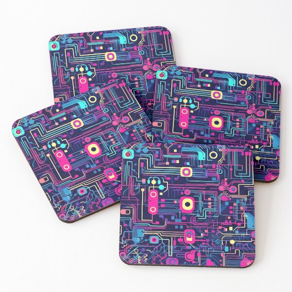 Item preview, Embrace the Futuristic Vibe: Explore Captivating Cyberpunk Patterns designed and sold by butani4.
